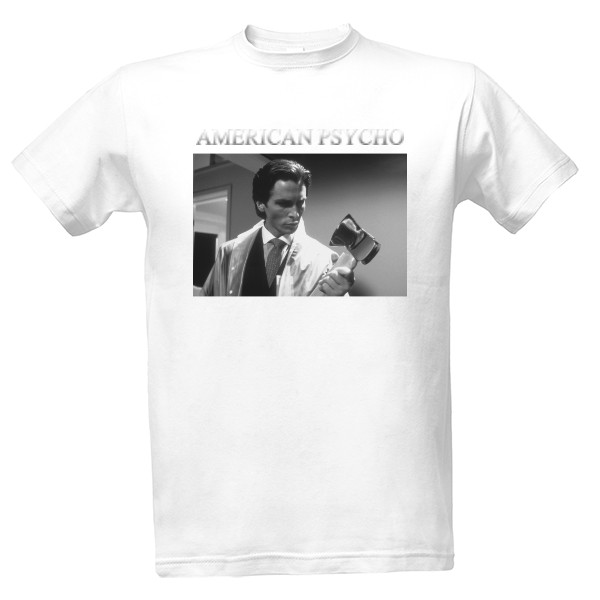 Tričko s potiskem American Psycho - Americké psycho