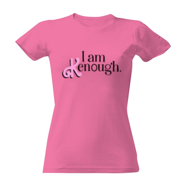 Tričko s potiskem Barbie - "I am Kenough"