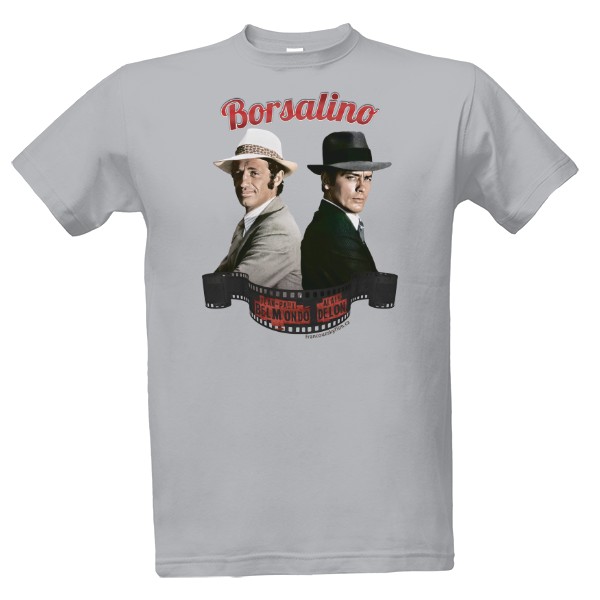 Tričko s potiskem Borsalino - Belmondo a Delon 