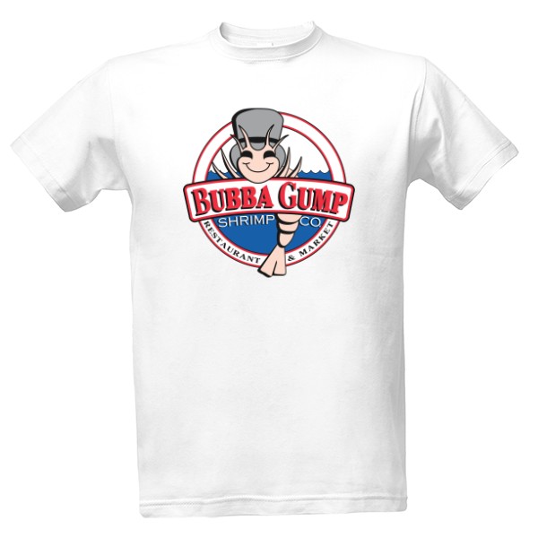 Tričko s potiskem BUBBA GUMP