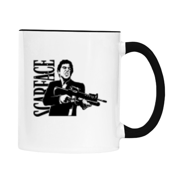 Hrnek malý barevný s potiskem SCARFACE - Al Pacino