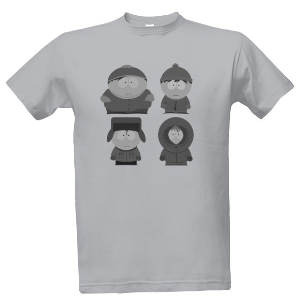 Tričko s potiskem SOUTH PARK / Depressed