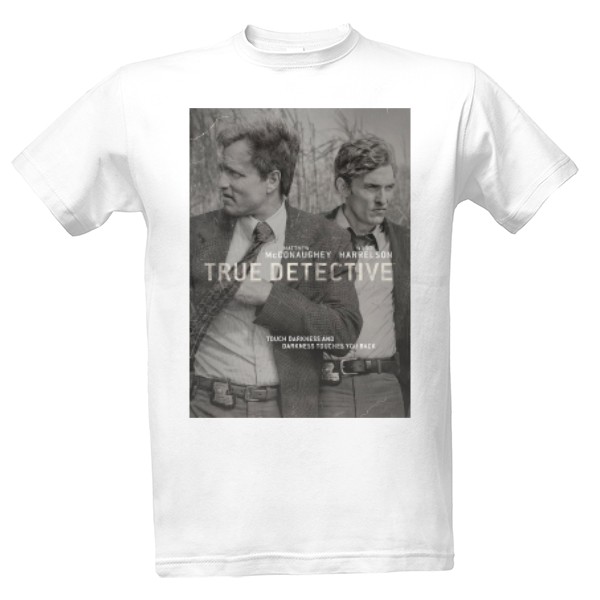 Tričko s potiskem True Detective - Temný případ