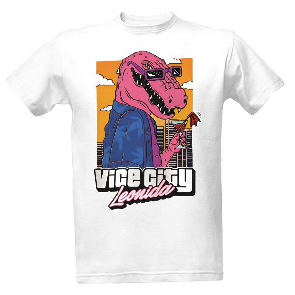Tričko s potiskem Vice City Leonida